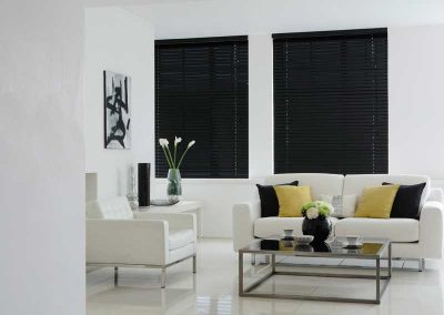 Gloss Black Blinds - Galaxy Blinds