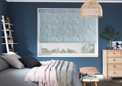 2019 Roman Willow Morning Mist - Galaxy Blinds