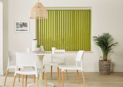 Vertical Carnival Green - Galaxy Blinds