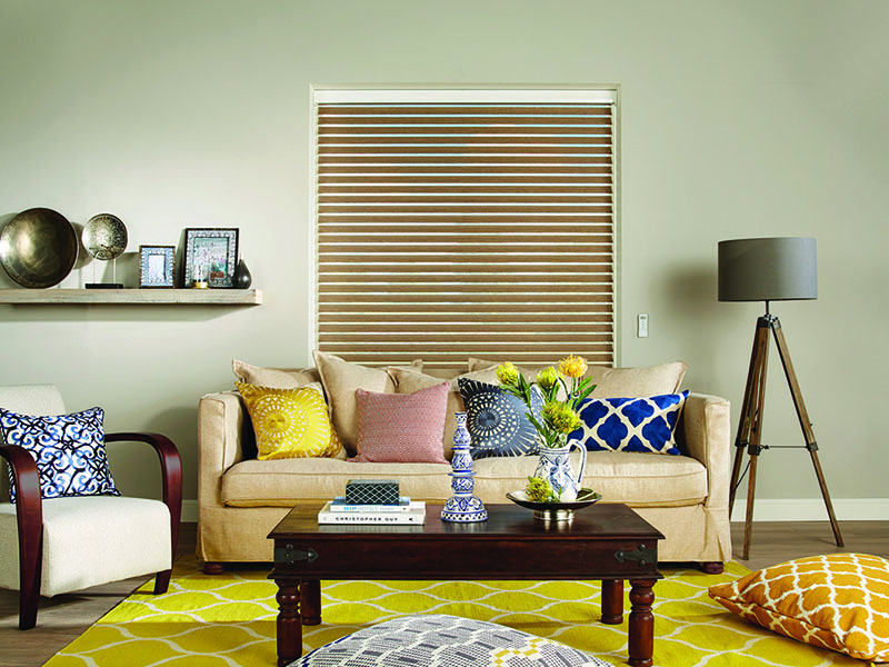 Visage Kensington Chestnut Motorised - Galaxy Blinds